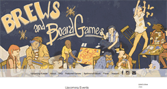 Desktop Screenshot of brewsandboardgames.com